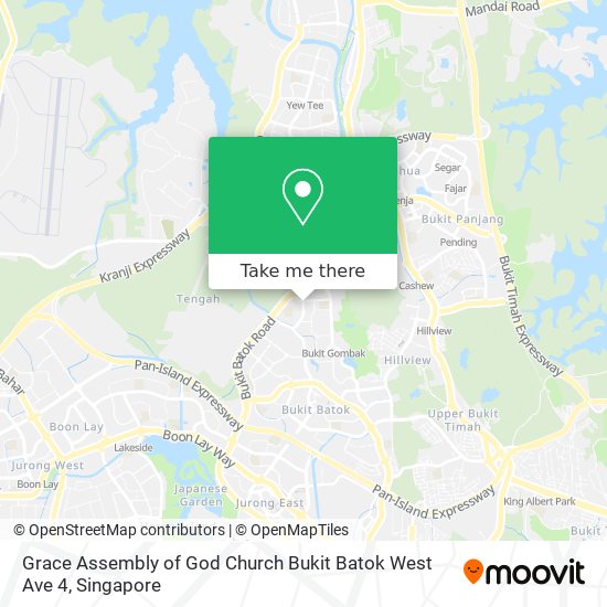 Grace Assembly of God Church Bukit Batok West Ave 4 map