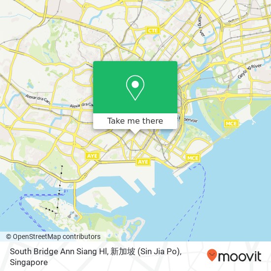 South Bridge Ann Siang Hl, 新加坡 (Sin Jia Po) map