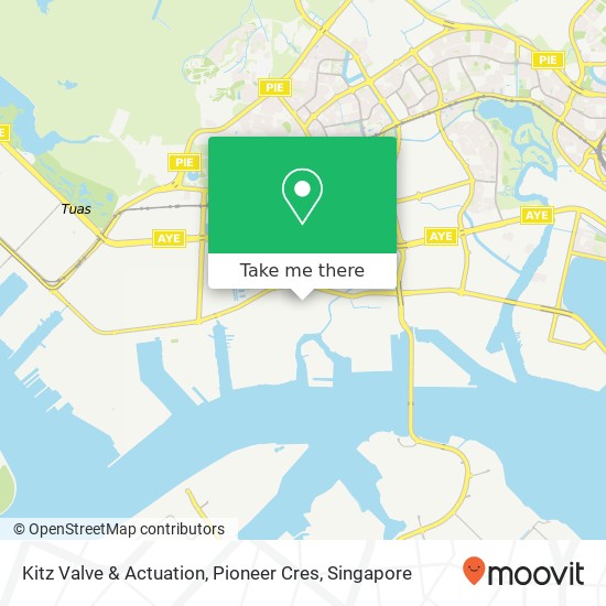 Kitz Valve & Actuation, Pioneer Cres map