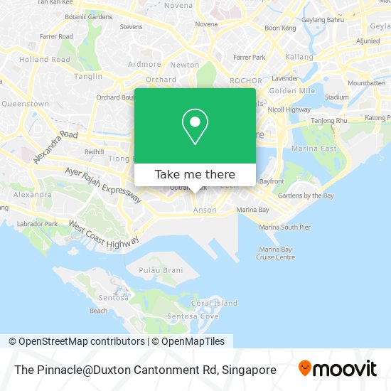 The Pinnacle@Duxton Cantonment Rd map