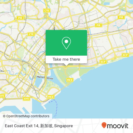 East Coast Exit 14, 新加坡 map
