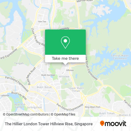 The Hillier London Tower Hillview Rise地图