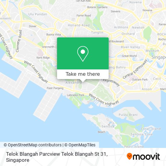 Telok Blangah Parcview Telok Blangah St 31 map