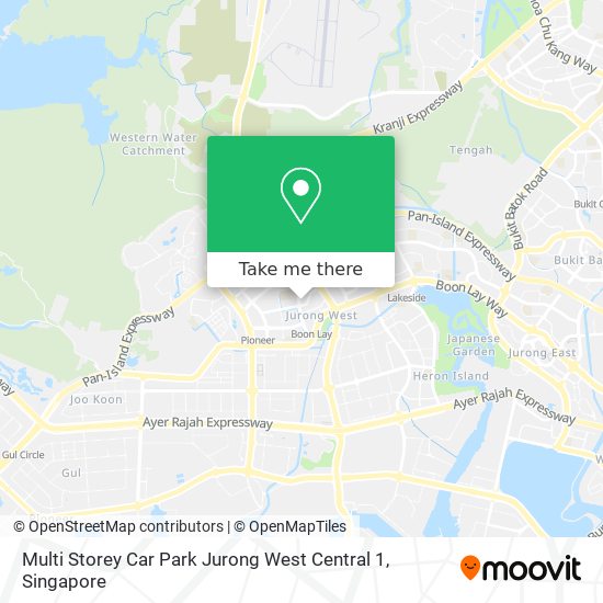 Multi Storey Car Park Jurong West Central 1 map