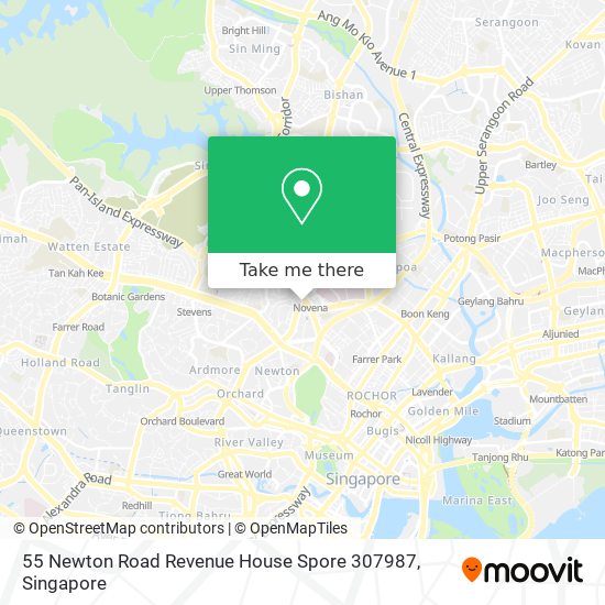 55 Newton Road Revenue House Spore 307987 map