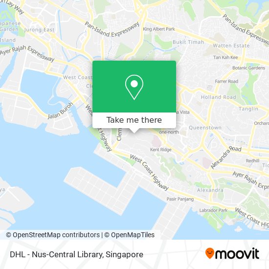 DHL - Nus-Central Library map