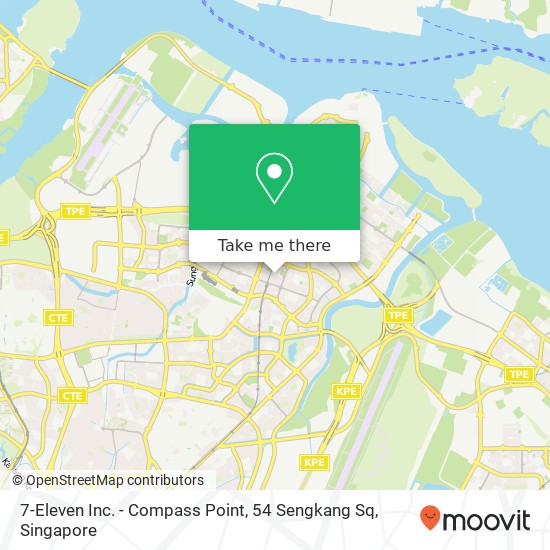 7-Eleven Inc. - Compass Point, 54 Sengkang Sq map