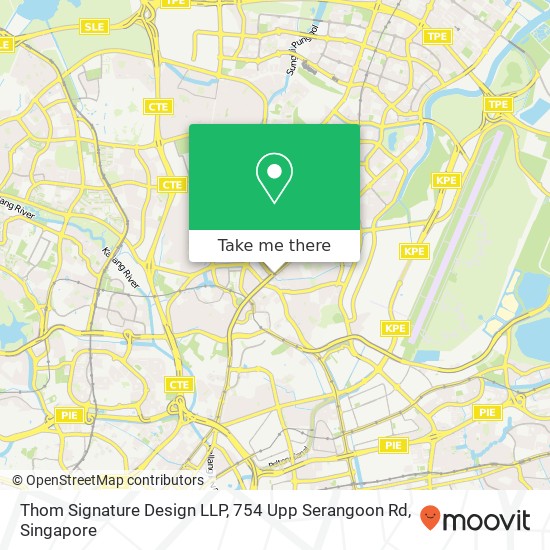 Thom Signature Design LLP, 754 Upp Serangoon Rd地图