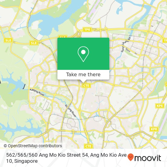 562 / 565 / 560 Ang Mo Kio Street 54, Ang Mo Kio Ave 10地图