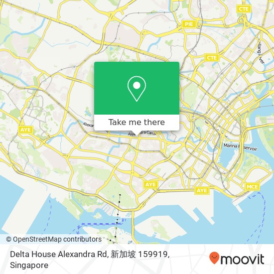 Delta House Alexandra Rd, 新加坡 159919地图