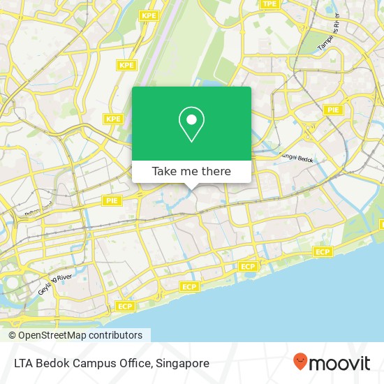 LTA Bedok Campus Office map