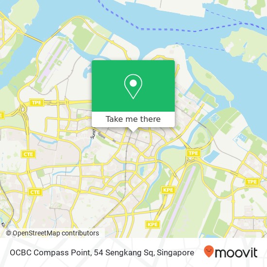 OCBC Compass Point, 54 Sengkang Sq地图