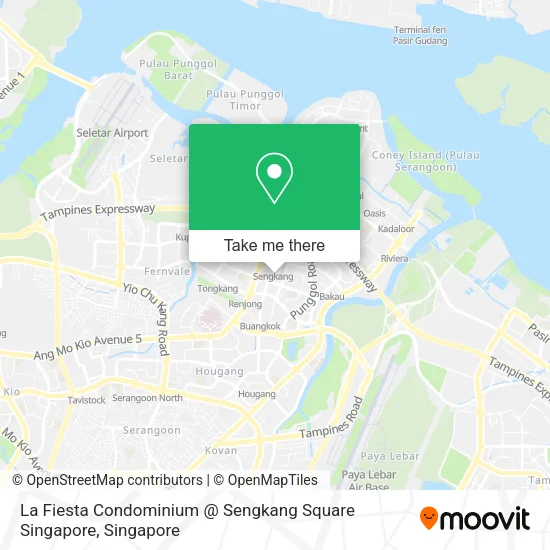 La Fiesta Condominium @ Sengkang Square Singapore map