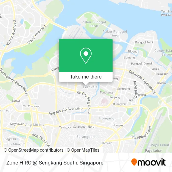 Zone H RC @ Sengkang South map