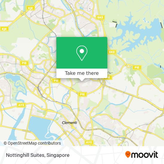 Nottinghill Suites map