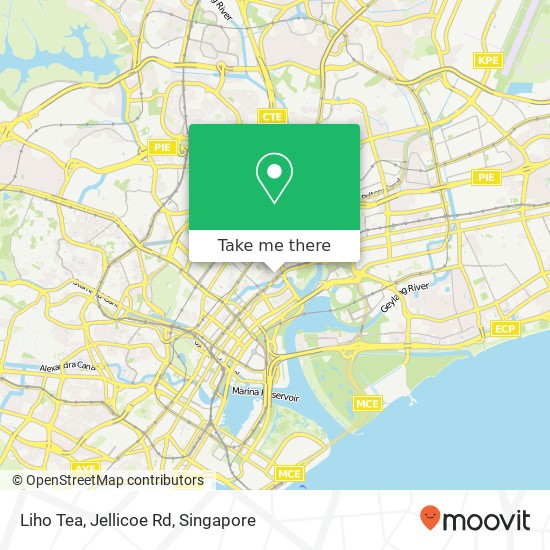 Liho Tea, Jellicoe Rd map