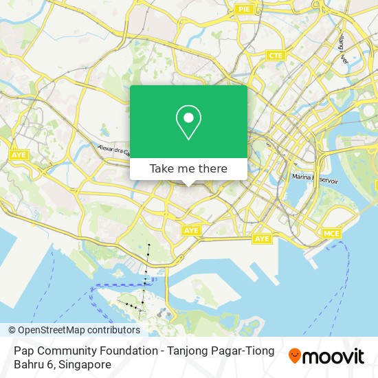 Pap Community Foundation - Tanjong Pagar-Tiong Bahru 6 map