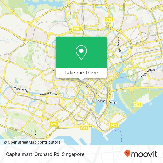 Capitalmart, Orchard Rd map