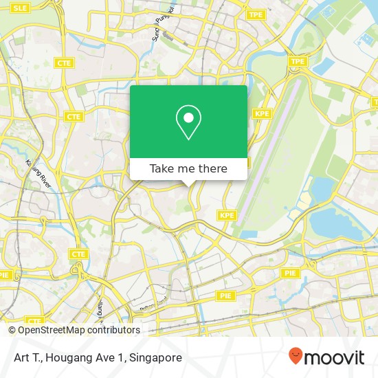 Art T., Hougang Ave 1 map