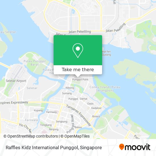 Raffles Kidz International Punggol map