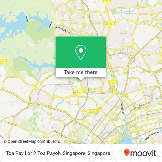 Toa Pay Lor 2 Toa Payoh, Singapore map