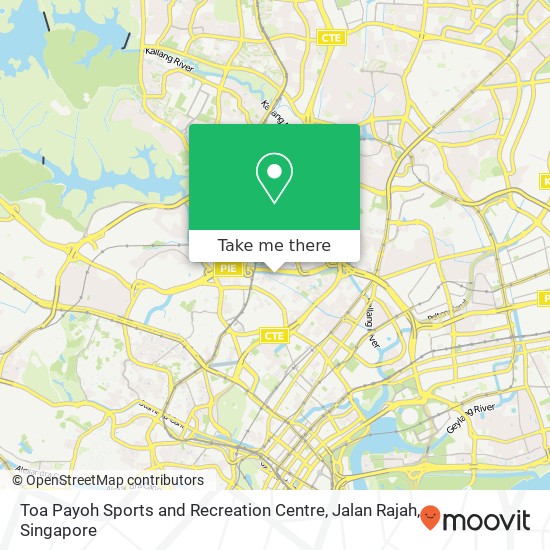 Toa Payoh Sports and Recreation Centre, Jalan Rajah map