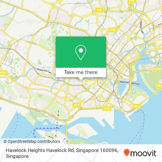 Havelock Heights Havelock Rd, Singapore 160096地图