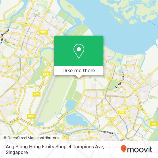 Ang Siong Hong Fruits Shop, 4 Tampines Ave map