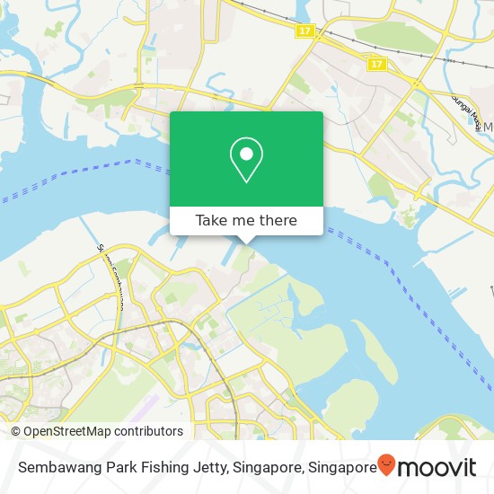 Sembawang Park Fishing Jetty, Singapore map