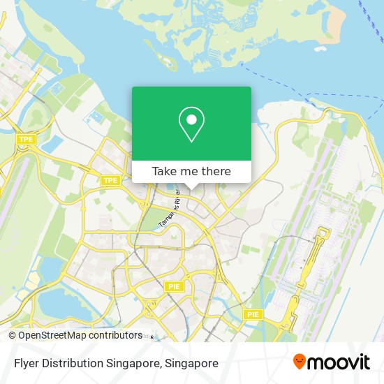 Flyer Distribution Singapore map
