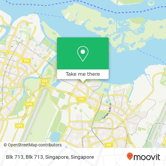 Blk 713, Blk 713, Singapore map