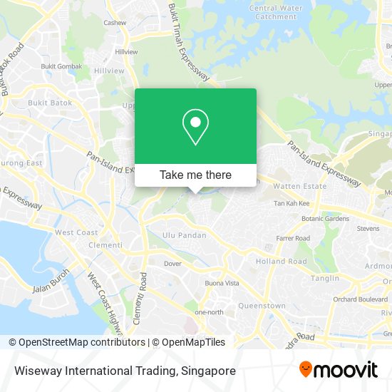 Wiseway International Trading map
