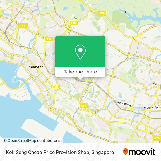 Kok Seng Cheap Price Provision Shop map