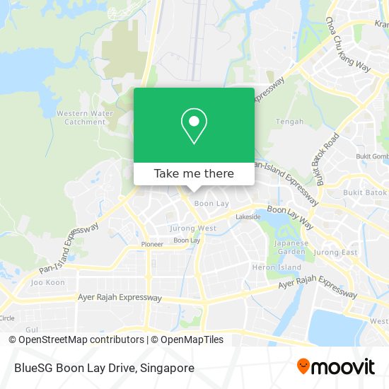 BlueSG Boon Lay Drive地图