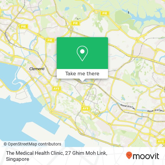 The Medical Health Clinic, 27 Ghim Moh Link地图