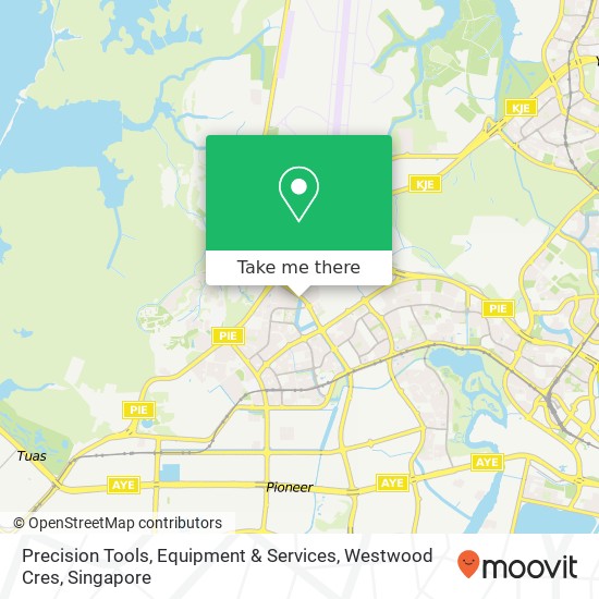 Precision Tools, Equipment & Services, Westwood Cres map