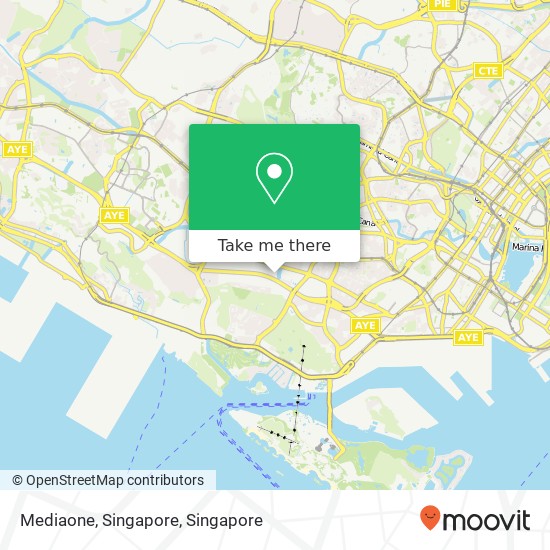 Mediaone, Singapore map