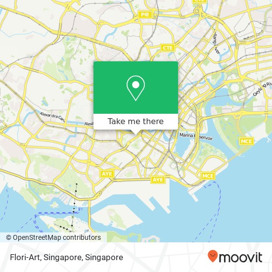 Flori-Art, Singapore map