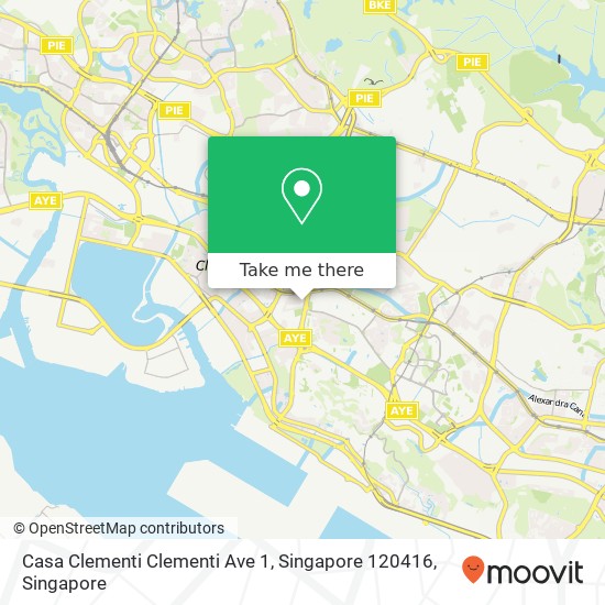 Casa Clementi Clementi Ave 1, Singapore 120416 map