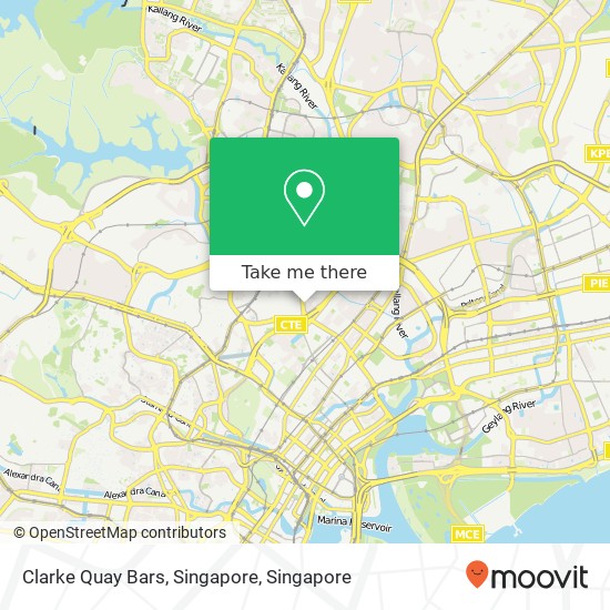 Clarke Quay Bars, Singapore map