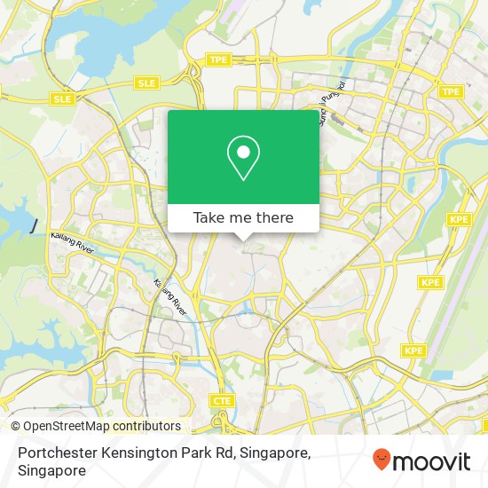 Portchester Kensington Park Rd, Singapore map