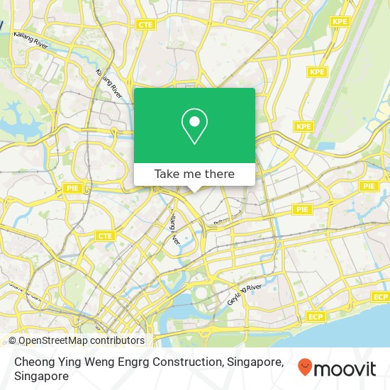 Cheong Ying Weng Engrg Construction, Singapore map