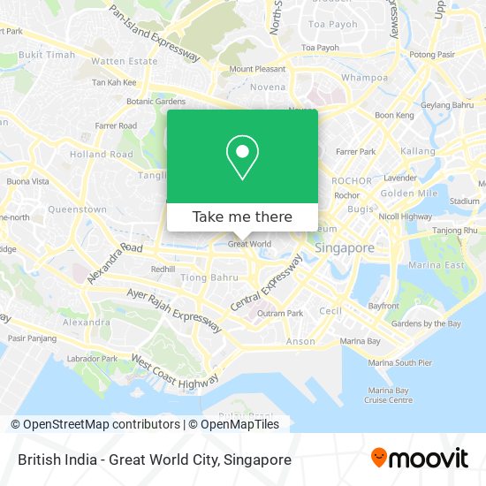 British India - Great World City地图