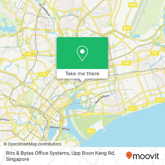 Bits & Bytes Office Systems, Upp Boon Keng Rd地图