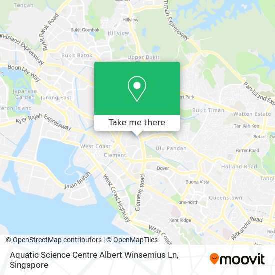 Aquatic Science Centre Albert Winsemius Ln map