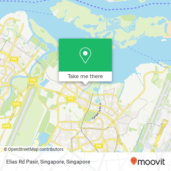 Elias Rd Pasir, Singapore map