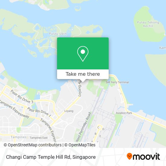 Changi Camp Temple Hill Rd map
