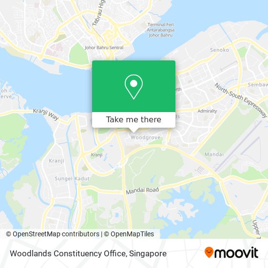 Woodlands Constituency Office map