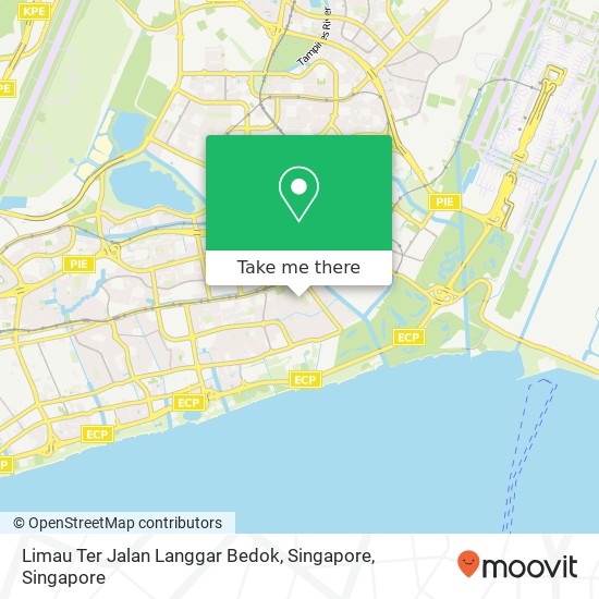 Limau Ter Jalan Langgar Bedok, Singapore map