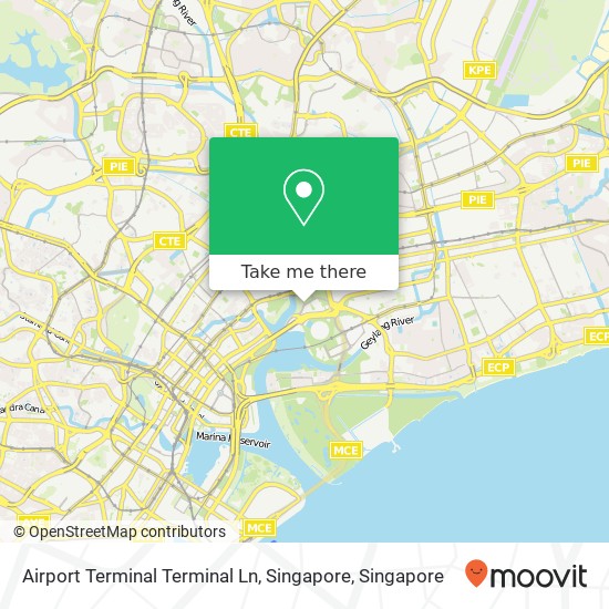 Airport Terminal Terminal Ln, Singapore地图